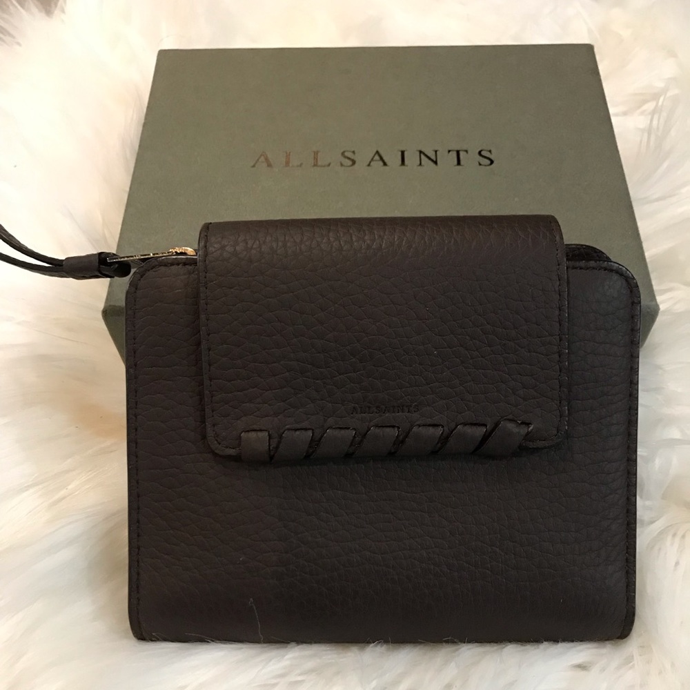 All Saints Leather Waller